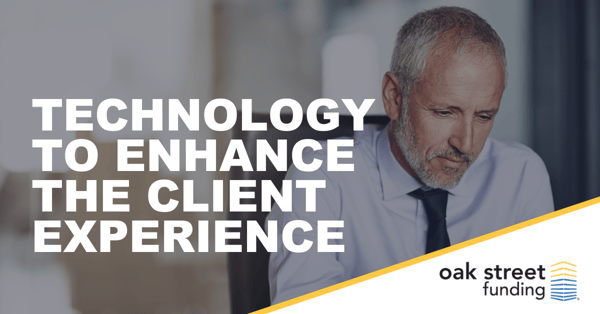 Technology to enhance the client experience