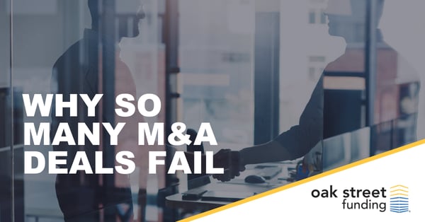 Why so many M&A deals fail