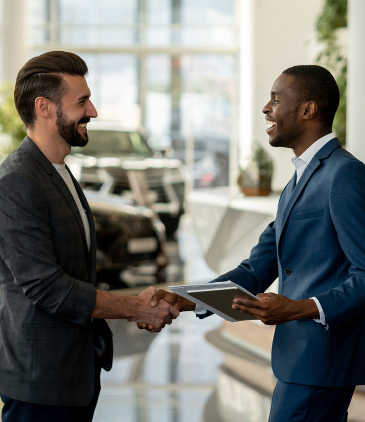 Two Business men shaking hands